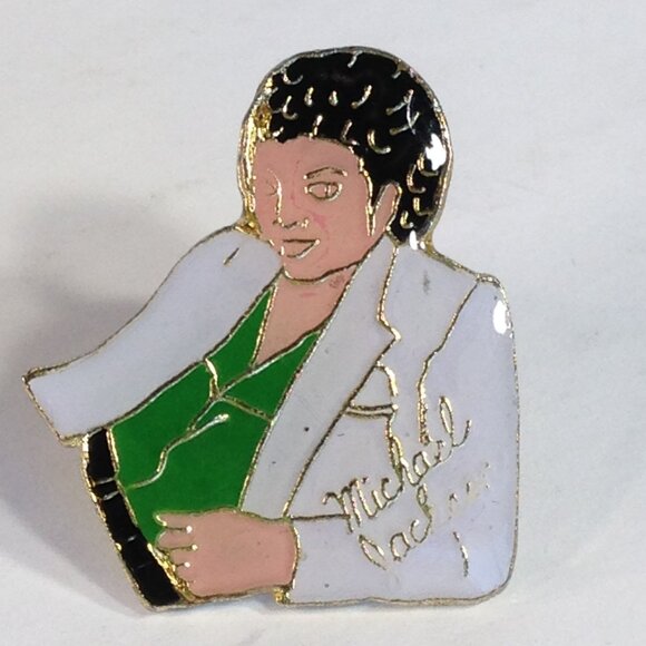 Vintage Michael Jackson Thriller Lapel Pin - Picture 1 of 4